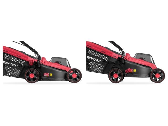 Газонокосилка аккумуляторная WORTEX CLM 3336 ALL1 XLT SET БЕСЩЁТ.ДВИГ., 18В+18В, 2акб, 4Ач, шир.3 (выс. 30-75 мм, травосборник 30 л)