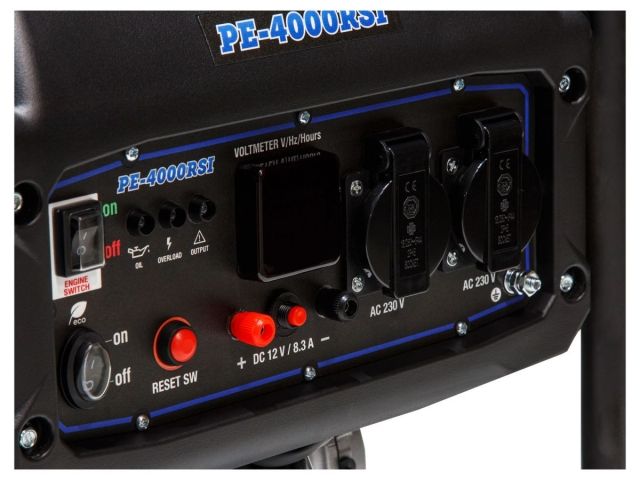 Электростанция (генератор инверторный бензиновый) ECO PE-4000RSI (инверторный, 3.7 кВт, 230 В, бак 7.0 л, вес 29 кг)