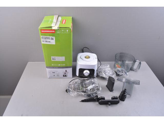 Кухонный комбайн  AFP-949 NORMANN уцененный (0566364420) (1000 Вт; регул.скор.; 9 функций; чаша чоп. 2 л; терка для драников)
