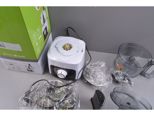 Кухонный комбайн  AFP-949 NORMANN уцененный (0566364420) (1000 Вт; регул.скор.; 9 функций; чаша чоп. 2 л; терка для драников)