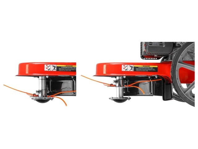 Газонокосилка бензиновая ECO LG-820 (травокосилка) (5.0 л.с., шир. 56 см,, ручной привод, колеса 14", без травосборника)