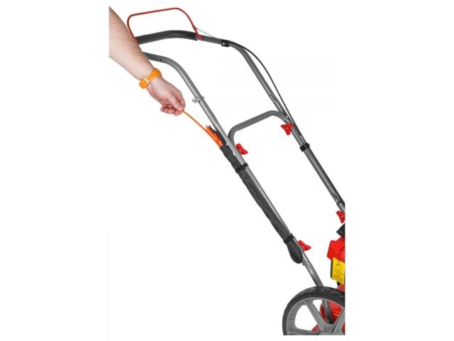 Газонокосилка бензиновая ECO LG-820 (травокосилка) (5.0 л.с., шир. 56 см,, ручной привод, колеса 14", без травосборника)