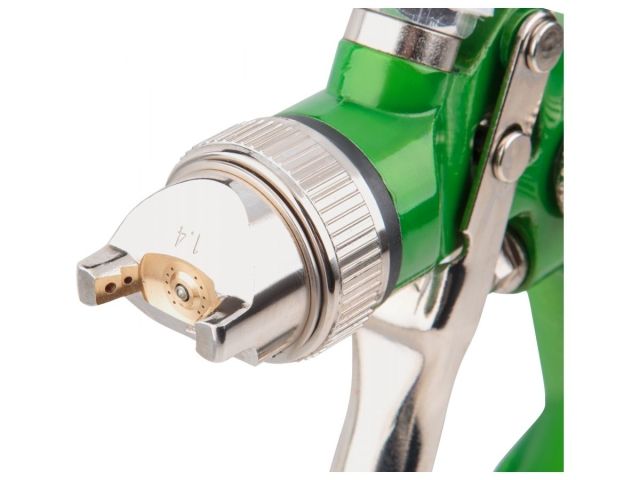 Краскораспылитель ECO SG-9000 с манометром (сопло ф 1.4 мм) (HVLP, сопло ф 1.4 мм, верх. бак 600 мл))