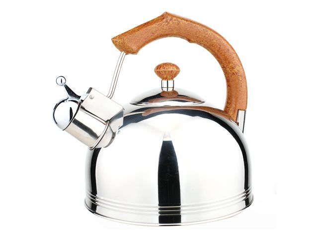 Чайник со свистком, нержавеющая сталь, 2.5 л, Puer, PERFECTO LINEA (Диаметр 20 см., высота 22,5 см., общий объем изделия 2,5 л.)