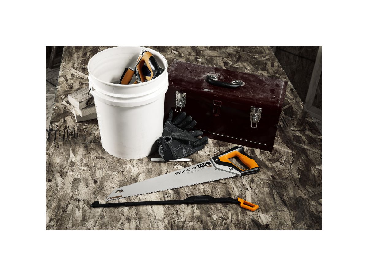 Ножовка по дереву PowerTooth 500мм 9 зубьев на дюйм FISKARS