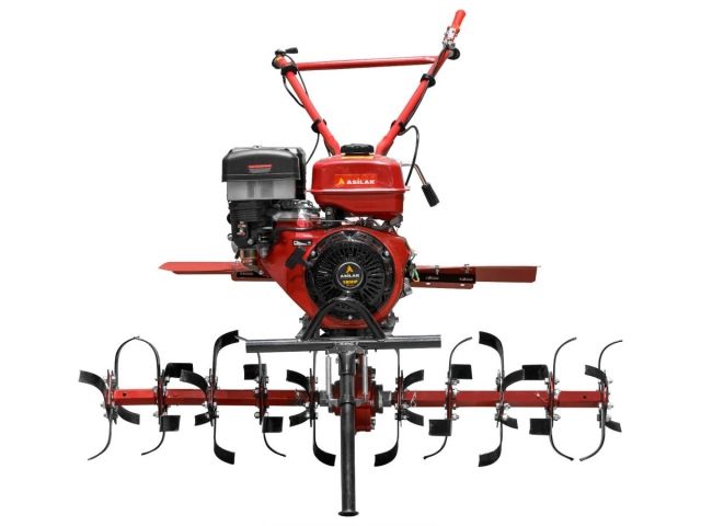 Культиватор бензиновый ASILAK SL-187L колёса 6.50-12 (18 л.с., 3 скорости вперёд - ПОНИЖЕННАЯ СКОРОСТЬ, шир. 135 см,  колеса 6.50-12, без ВО