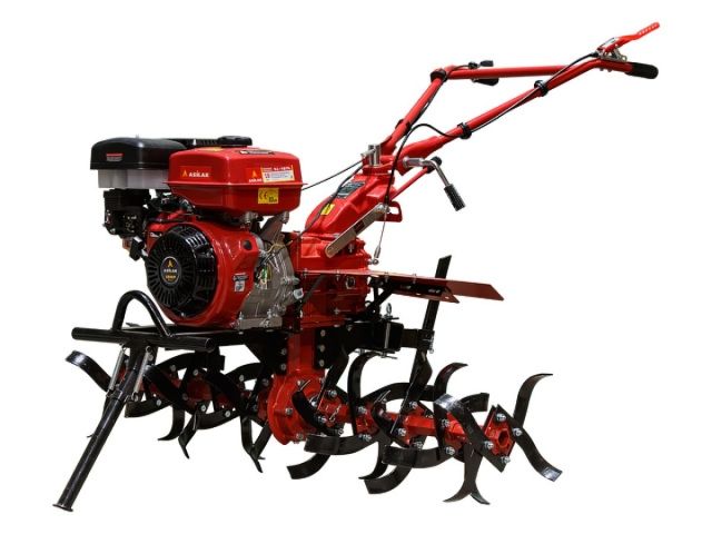 Культиватор бензиновый ASILAK SL-187L колёса 6.50-12 (18 л.с., 3 скорости вперёд - ПОНИЖЕННАЯ СКОРОСТЬ, шир. 135 см,  колеса 6.50-12, без ВО