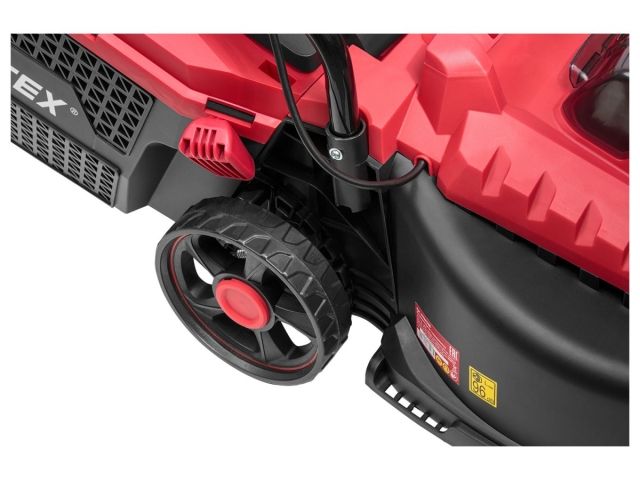 Газонокосилка аккумуляторная WORTEX CLM 3336 в кор. ALL1 XLT SOLO БЕСЩЁТ.ДВИГ., 18В+18В, шир.330 мм (БЕЗ АКБ И ЗУ, выс. 30-75 мм, травосборн