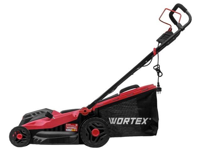 Газонокосилка электрическая WORTEX LM 3816 1600 Вт, шир.38 см (выс. 30-75 мм, травосборник 42 л)
