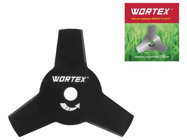 Нож для триммера WORTEX TE 4217-1 (255x1,5x25,4 мм)