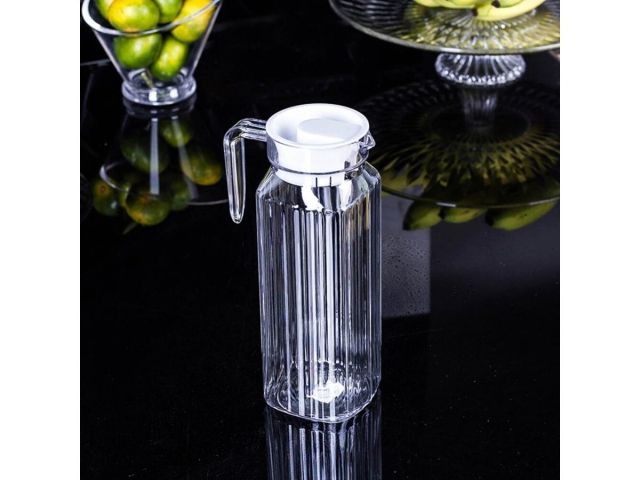 Кувшин стеклянный, 1 л., с крышкой, Diamond, PERFECTO LINEA