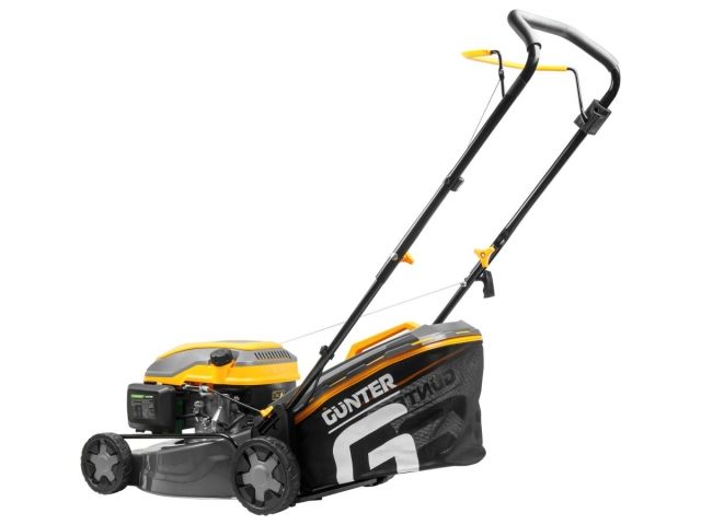 Газонокосилка бензиновая GUNTER LMB-420 (4.0 л.с., шир. 42 см, ручной привод, стальн. корпус, травосборник 40 л)
