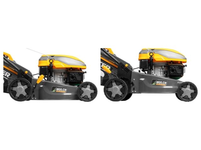 Газонокосилка бензиновая GUNTER LMB-420 (4.0 л.с., шир. 42 см, ручной привод, стальн. корпус, травосборник 40 л)