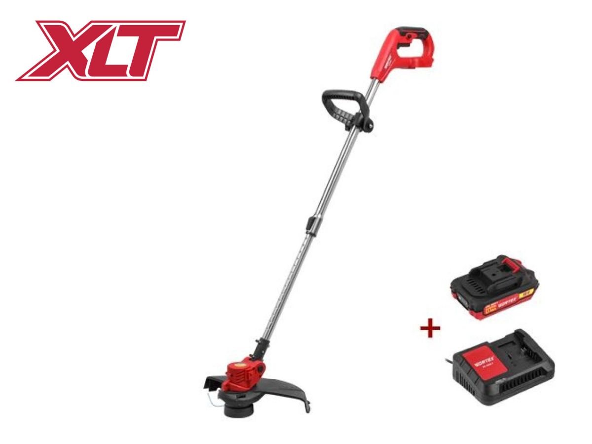 Триммер аккум. WORTEX TB 3018-1 ALL1 XLT SET 18В, 1 акк., 2 Ач, шир.скаш.350 мм, леска 1.6 мм