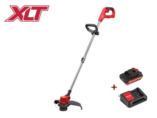 Триммер аккум. WORTEX TB 3018-1 ALL1 XLT SET 18В, 1 акк., 2 Ач, шир.скаш.350 мм, леска 1.6 мм (рег.угол 0-60°)
