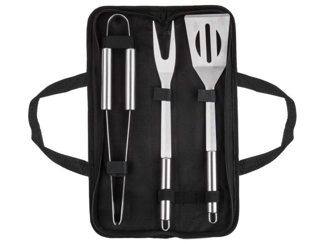 Набор для барбекю 3 в 1, PERFECTO LINEA (В набор входит:  вилка для мяса, щипцы, лопатка.)