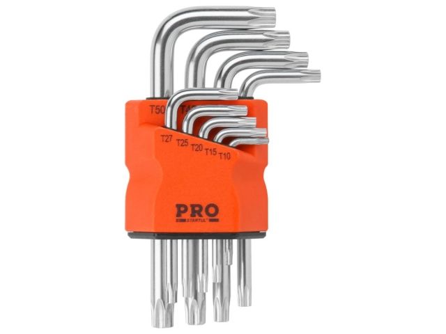 Набор ключей Torx T10-T50 9шт коротк. PRO STARTUL (PRO-87209)