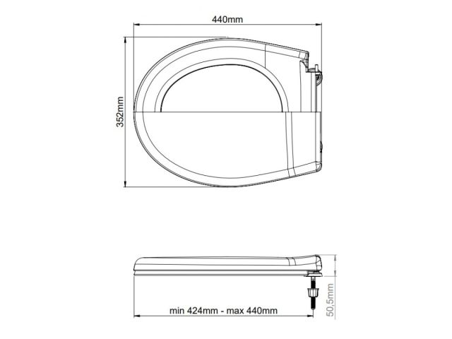 Сиденье для унитаза Альфа, AV Engineering
