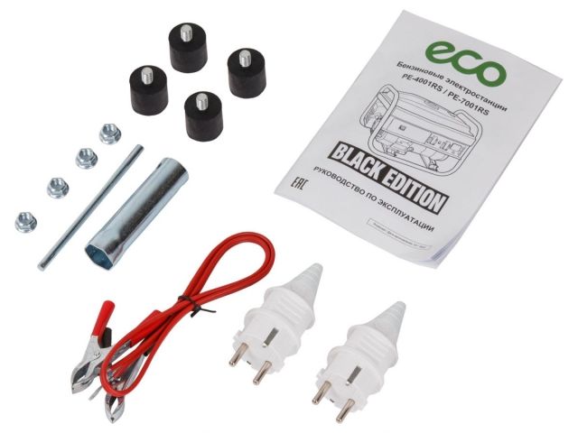 Электростанция (генератор бензиновый) ECO PE-4001RS ("Black Edition") (2.8 кВт, 230 В, бак 15.0 л, вес 38 кг)