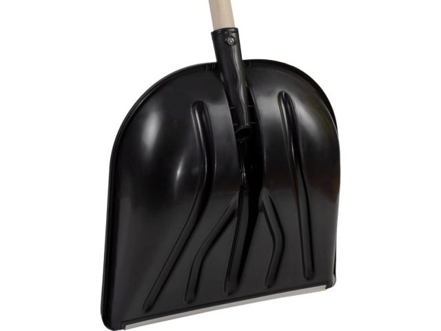 Лопата снеговая пластм. 410х460мм с дер.черенком STARTUL MASTER (ST9056-3) (черенок 1й сорт)