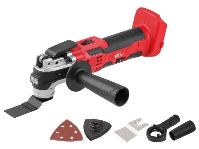 Аккум. многофункциональный инструмент (реноватор) WORTEX CSM 3020 в кор. ALL1 XLT + аксесс. SET (5 000-20 000 об/мин)