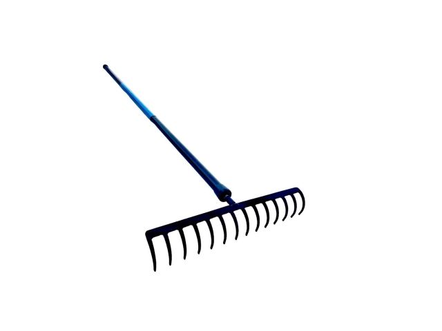 Грабли мет. с прямыми зубьями 14 зуб., черенок 1500мм (пр-во РБ)