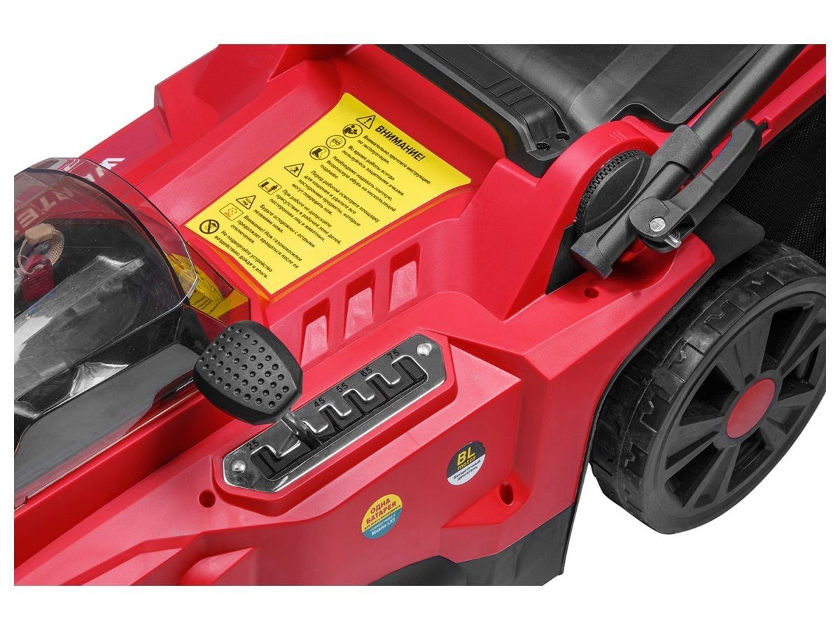 Газонокосилка аккумуляторная WORTEX CLM 3836 ALL1 XLT SOLO БЕСЩЁТ.ДВИГ., 18В+18В, шир.370 мм