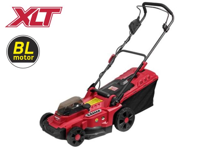 Газонокосилка аккумуляторная WORTEX CLM 3836 ALL1 XLT SOLO БЕСЩЁТ.ДВИГ., 18В+18В, шир.370 мм (БЕЗ АКБ И ЗУ, выс. 25-75 мм, травосборник 35 л