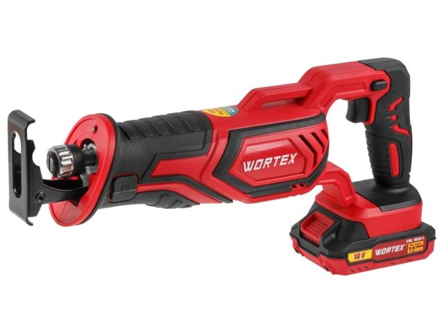 Аккум. сабельная пила WORTEX CSR 1118 E в кор. ALL1 XLT SET 18В, 1 акк., 2 Ач, дер. 115 мм (18 В, С АКБ (2.0 А/ч) И З/У, дерево до 115 мм, м