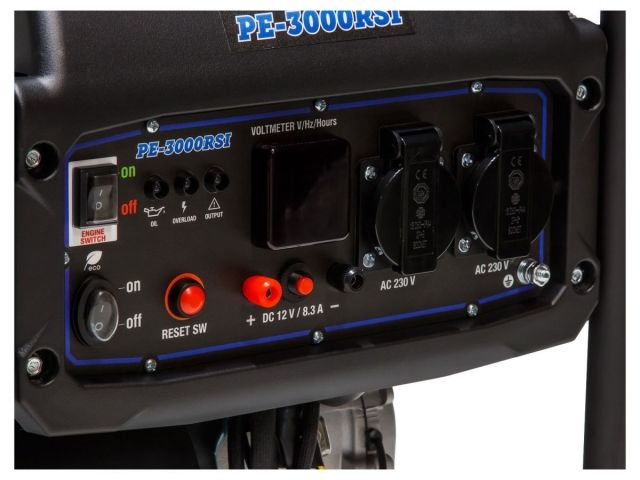 Электростанция (генератор инверторный бензиновый) ECO PE-3000RSI (инверторный, 3.0 кВт, 230 В, бак 7.0 л, вес 28 кг)