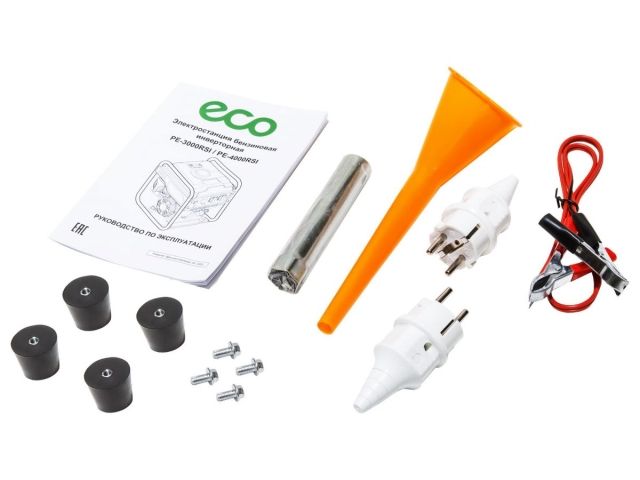Электростанция (генератор инверторный бензиновый) ECO PE-3000RSI (инверторный, 3.0 кВт, 230 В, бак 7.0 л, вес 28 кг)