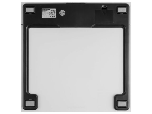 Весы напольные ASB-474 NORMANN (180 кг; стекло 6 мм; дисплей 50х35 мм; изм-ние уровня воды,жира, мышечной массы)