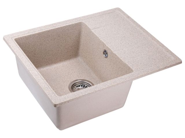 Мойка кухонная из искусственного камня PLATINUM гранит 570х465 мм, AV Engineering