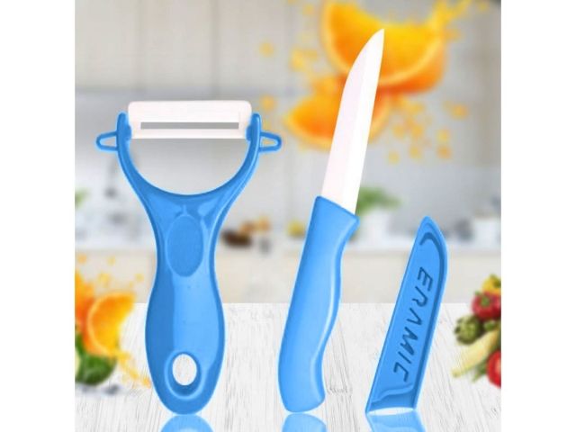 Набор ножей 2 шт. (нож кух.16 см, нож для овощей 13см), серия STARCOOK, PERFECTO LINEA (Материал: керамика, полипропилен)