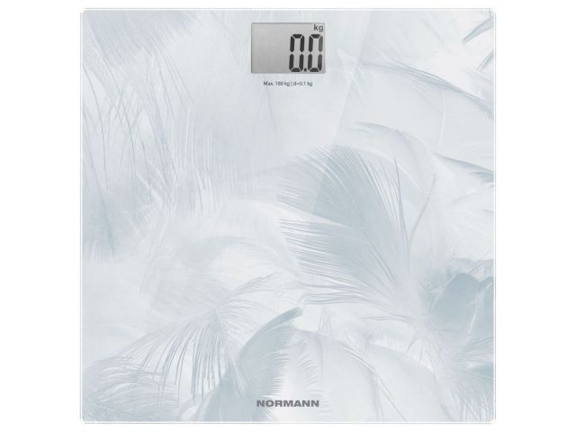 Весы напольные ASB-472 NORMANN (180 кг; стекло 6 мм; дисплей 50х35 мм)