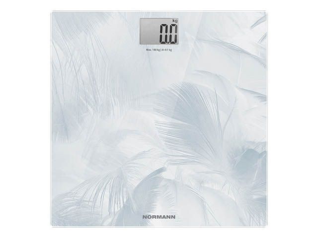 Весы напольные ASB-472 NORMANN (180 кг; стекло 6 мм; дисплей 50х35 мм)