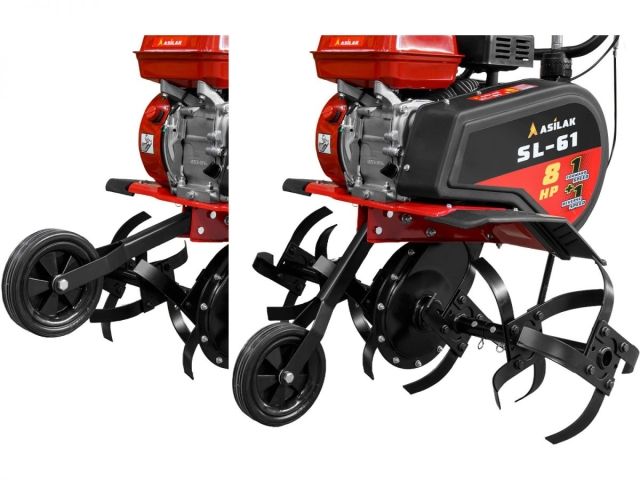 Культиватор бензиновый ASILAK SL-61 (8.0 л.с., шир. 85 см, без ВОМ, передач 1+1)