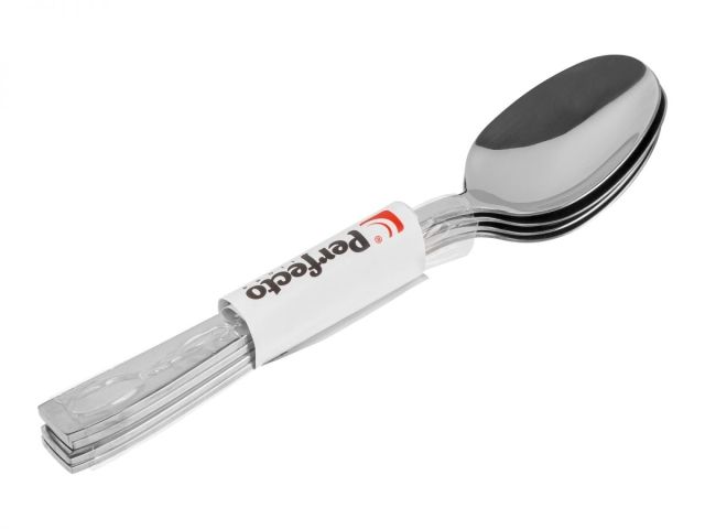 Набор ложек столовых, 4 шт., глянцевый, серия Majestic, PERFECTO LINEA