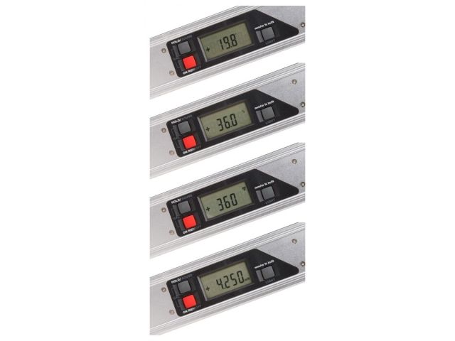 Уровень электронный WORTEX DL 1000 в кор. 4х90, погр.(0;90): 0,05;остальн.: 0,2, 1000 мм