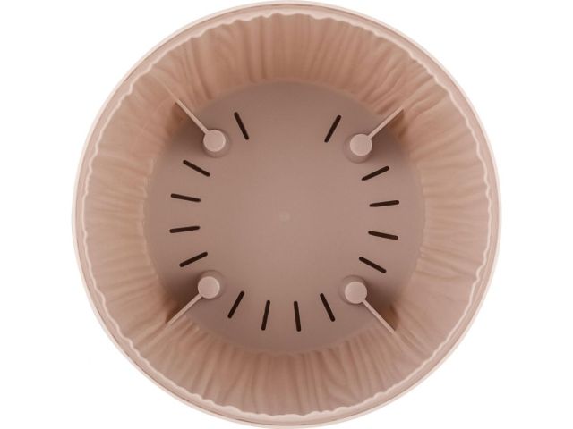 Горшок для цветов с прикорневым поливом, 1,8 л., Barcelona, молочный шоколад, InGreen