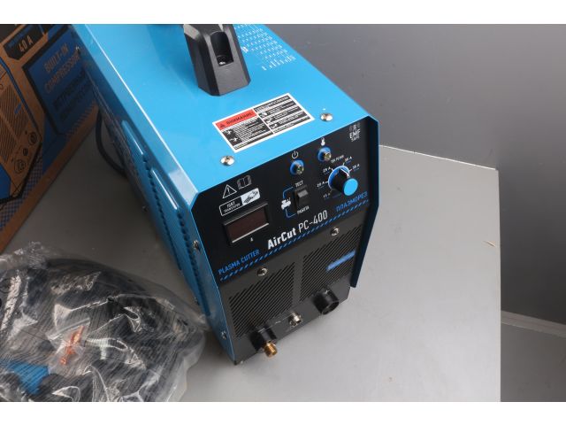 б/у Плазморез Solaris AirCut PC-400 уцененный (0009223500) (220 В; 15-40 А; Высоковольтный поджиг; встроен.компрессор; термозащита; плавный 