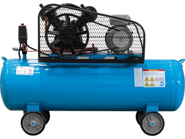Компрессор DGM AC-2100B ременной (400 л/мин, 8 атм, ременной, масляный, ресив. 100 л, 230 В, 2.4 кВт)