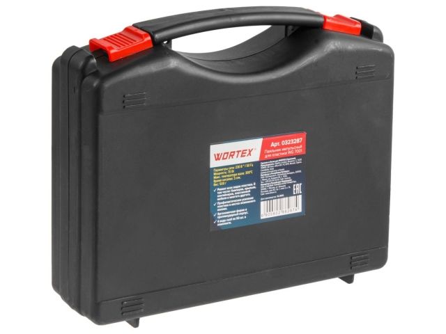 Пистолет для пайки пластика WORTEX WG 7001 в чем. 70 Вт, 300 С, 500 г (70 Вт, 300 С, 500 г, ремонт всех видов пластика)