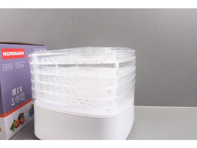 Сушилка для овощей и фруктов AFD-801 NORMANN уцененный (0051425000) (250 Вт; 5 лотков; регулировка температуры)