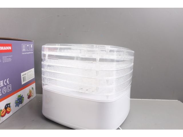 Сушилка для овощей и фруктов AFD-801 NORMANN уцененный (0051425000) (250 Вт; 5 лотков; регулировка температуры)