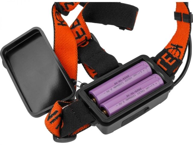 Фонарь налобный светодиодный аккум. ZOOM 10Вт ЮПИТЕР (USB A - Type-C  кабель в комплекте)