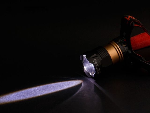 Фонарь налобный светодиодный аккум. ZOOM 10Вт ЮПИТЕР (USB A - Type-C  кабель в комплекте)