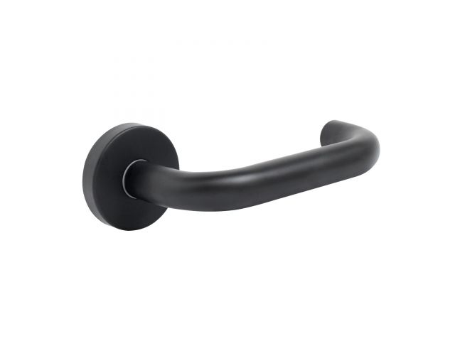 Ручка дверная СТАНДАРТ 0203 SS (60-90) BLACK ЧЕРНАЯ INOX нержавеющая сталь