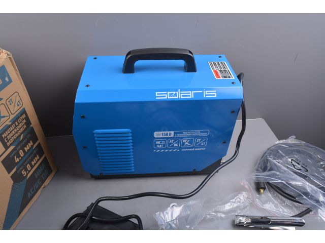 Инверторный аппарат аргонодуговой сварки SOLARIS TIG-220 AC/DC уцененный (0057103596) (AC/DC TIG; HF; MMA; 200 A; 150 В-240 В)
