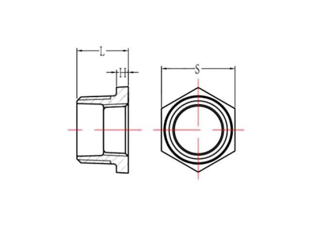 Футорка 1" х 1/2" нар.-вн. чугун оцинк., AV Engineering